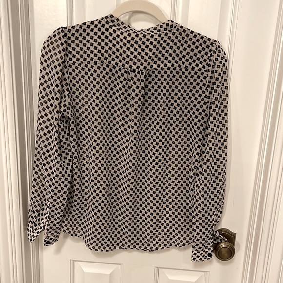 LOFT Tie Neck Blouse - Picture 2 of 8